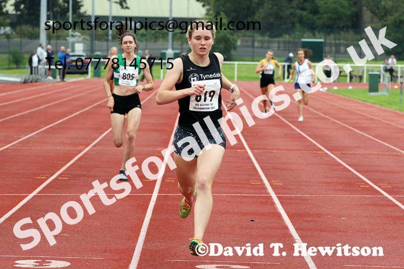 Women and Girls 400 metres, 2021 North Eastern Track and Field Champs., Middesbrough. Photo: David T. Hewitson/Sports for All Pics